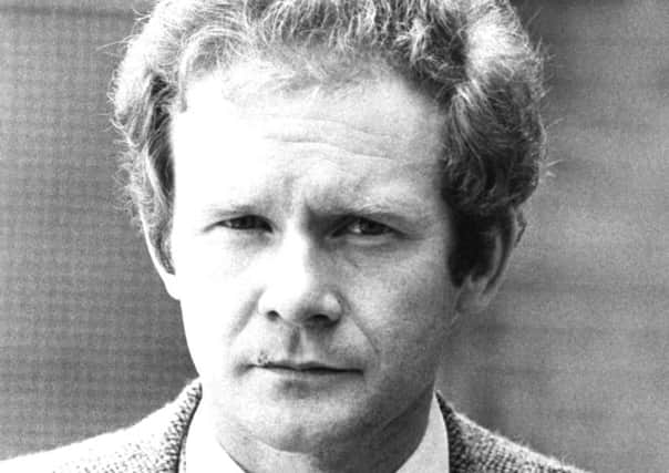 Sinn Fein's Martin McGuinness, who claimed to have left the IRA in 1974