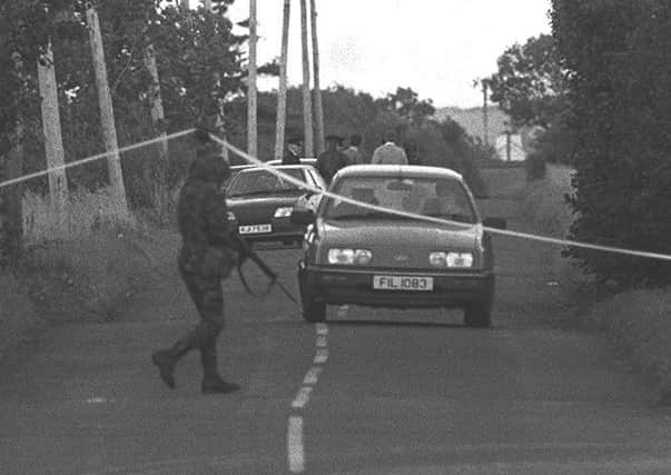 The Army near Carrickmore in 1988
