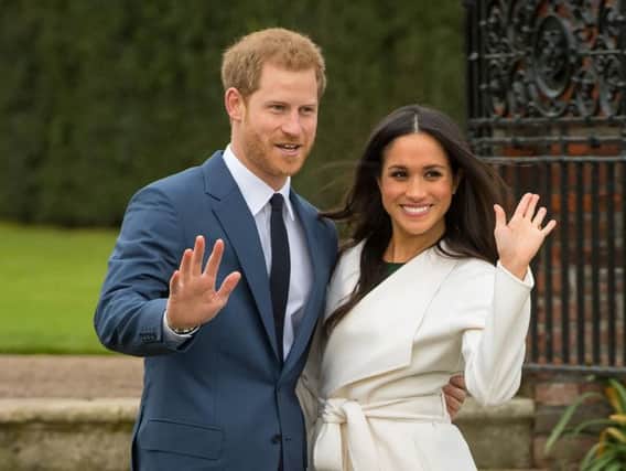 File photo dated 27/11/17 of Prince Harry and Meghan Markle who will visit the London studios of a youth-orientated radio station to learn about its work supporting young people.