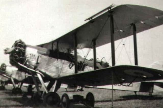 Westland Wallace Biplane, the type that took part in the 1938 airlift
