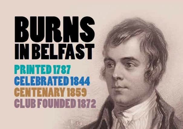 The Ulster-Scots Agency has launched Belfast Burns Week 2018 to celebrate the January 25 birthday
of Robert Burns - 
Scotlands favourite son.