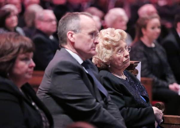 Dr Howard Hastings and Lady Joy Hastings pictured at the Memorial Service