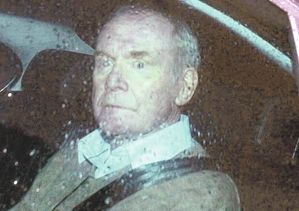 Martin McGuinness pictured on the day of his resignation last January