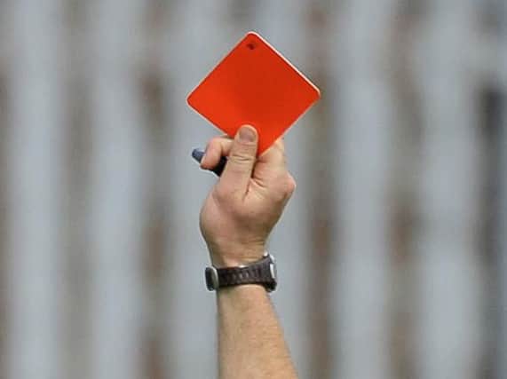 Referee's red card