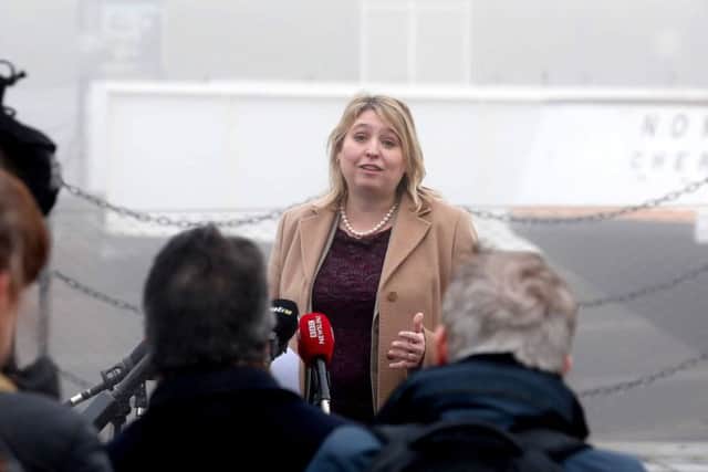 Rt Hon Karen Bradley MP visits Northern Ireland for her first official engagement as Secretary of State for Northern Ireland