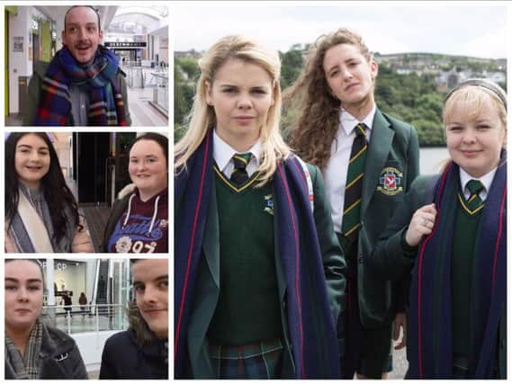 Shoppers in Foyleside have been giving their views on Derry Girls