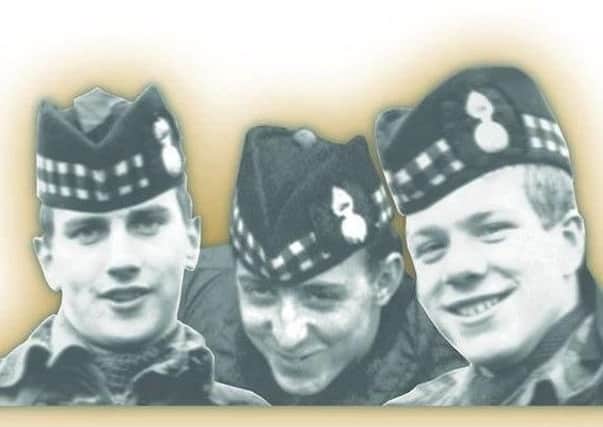 Three Three Scottish Soldiers who were murdered in Belfast by the IRA in 1971. From left: Joseph McCaig, Dougald McCaughey and John McCaig.