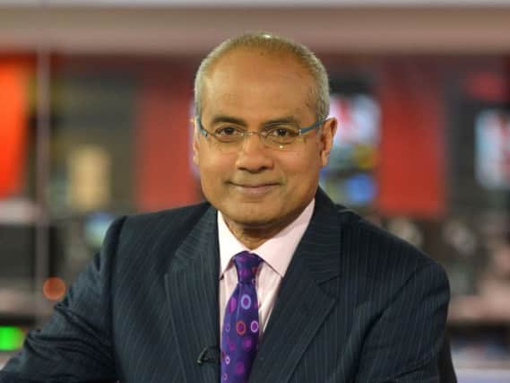 BBC newsreader George Alagiah who will undergo medical treatment for cancer, after the disease returned.