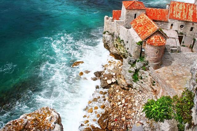A photo of the old town in Budva, Montenegro