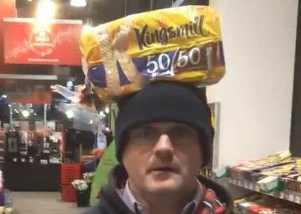 An image from the video that led to MP Barry McElduff resigning  his seat