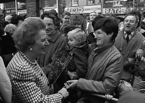 1988: Prime Minister Margaret Thatcher meets the people of Lisburn