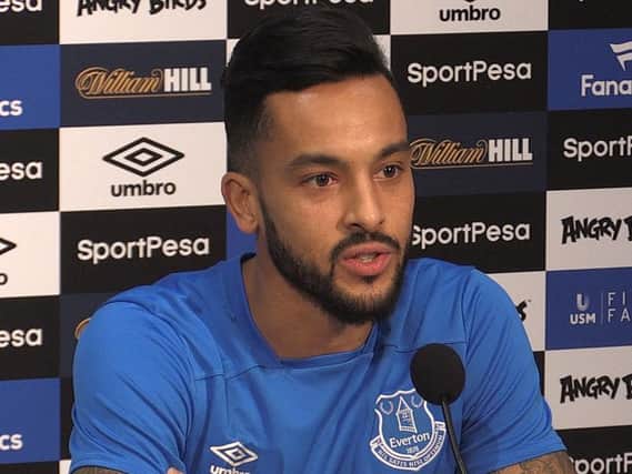 New recruit: Theo Walcott has signed for Everton