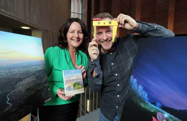Lonely Planet writer and travel expert Fionn Davenport and Orla Farren