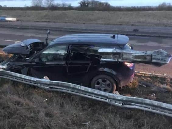 The accident happened near Linslade in England.