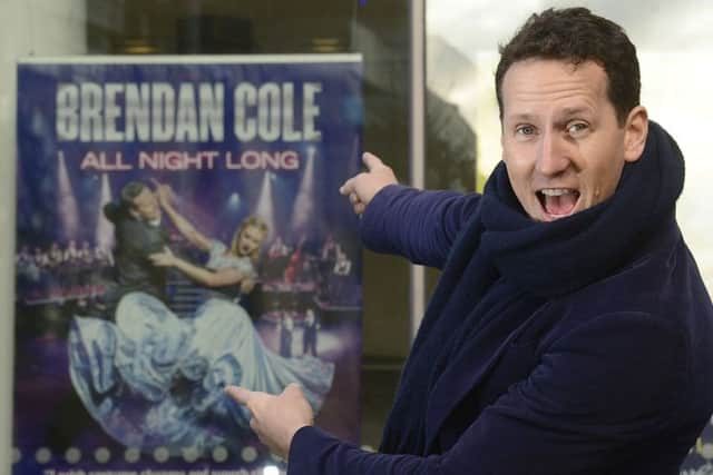 Pacemaker Press Belfast 15-01-2018:  Strictly Come Dancing's charismatic Brendan Cole takes to the stage at the Waterfront Hall in Belfast to wow audiences with his latest spectacular production, All Night Long. Brendan is joined by his sensational cast of guest dancers, 
Picture By: Arthur Allison.