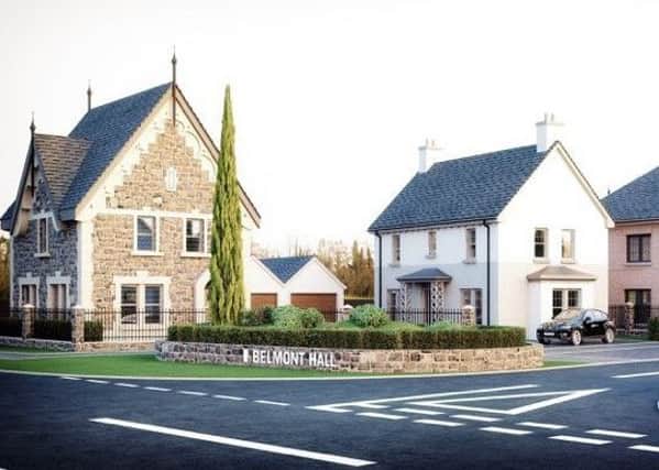 An image of the Belmont Hall development from building firm ACC
