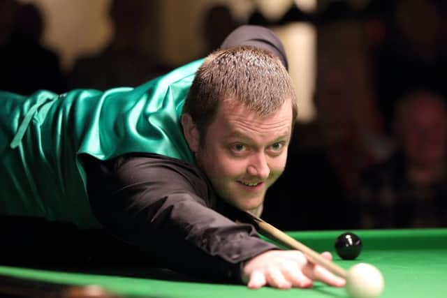 2018 Masters snooker champion Mark Allen at the Trinity Snooker Club. 
Picture Pacemaker
