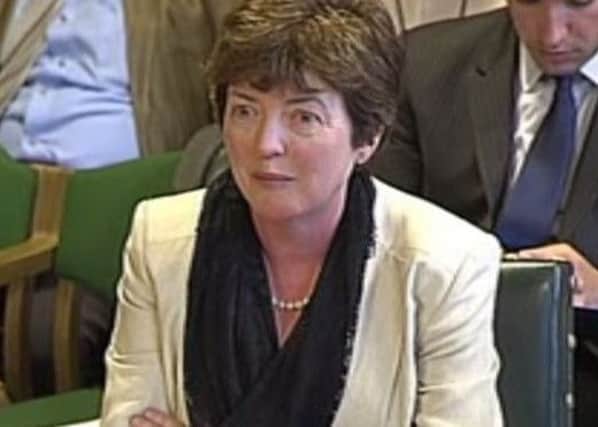 Sue Gray, appearing before the Public Administration Select Committee, in 2012. Credit: BBC