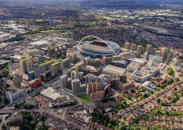 A computer generated image of the South West Lands site at Wembley where the new contract is based