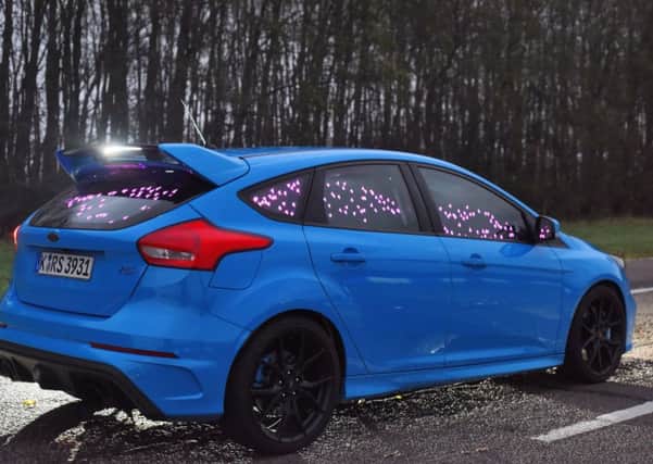 The Ford Focus RS concept car is being worked on by NI company Sensum