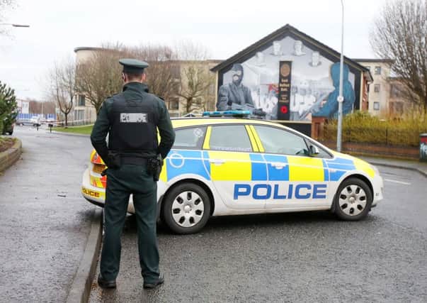 Police at the scene in the Fraser Avenue area of east Belfast where there was a report of an explosion on Friday evening. 

Picture by Jonathan Porter/PressEye