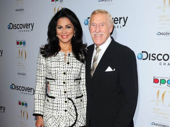 File photo dated 28/03/14 of Sir Bruce Forsyth and his wife Lady Wilnelia as she has said she was "so lucky" to be married to him for more than 30 years before his death last year