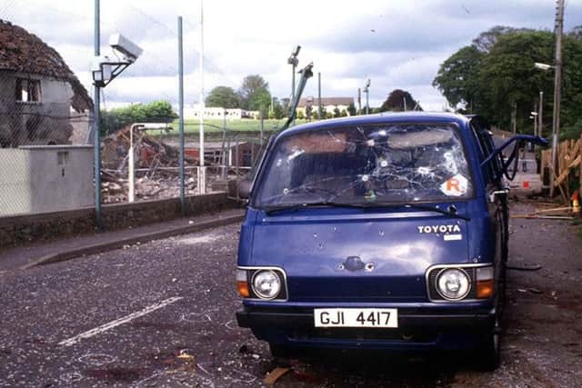 Eight IRA man and an innocent civilian were shot dead at Loughgall in 1987
