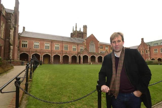 Christopher Lintott, Professor of Astrophysics in the Department of Physics at the University of Oxford, was at Queen's University in Belfast to film the next episode of The Sky At Night.
Picture by Arthur Allison/Pacemaker Press