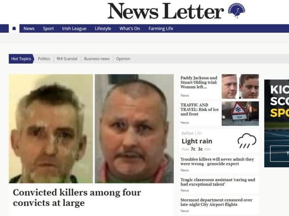 The News Letter homepage is changing