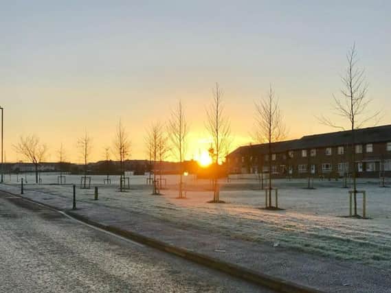 Image taken this morning by PSNI in Foyle