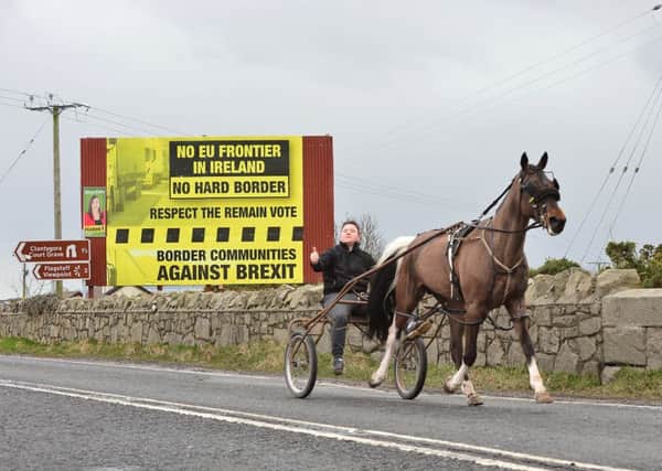 Leaving the customs union makes a hard border more likely at the Irish land frontier, above, say critics of the UK decision to leave the union. 
Picture by Arthur Allison: Pacemaker Press