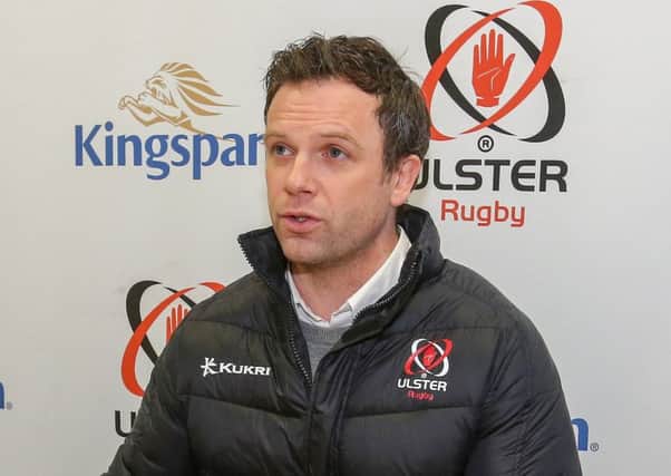 Ulster Rugby's operations director Bryn Cunningham