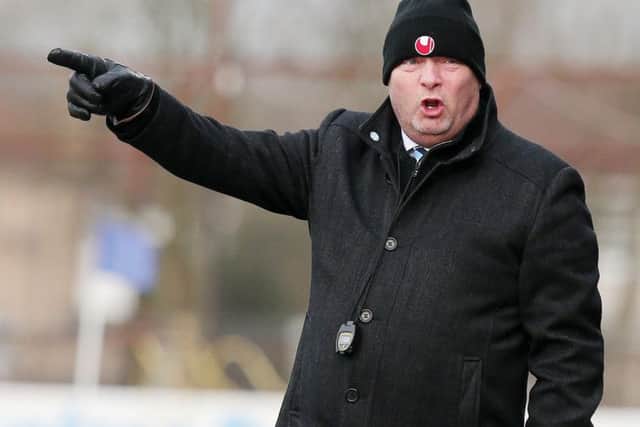 Ballymena United manager David Jeffrey
