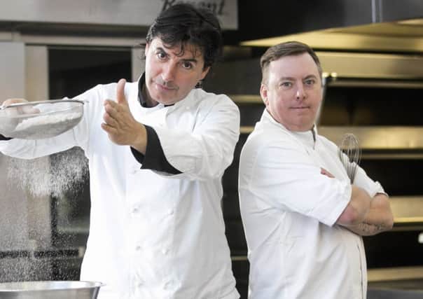 Jean-Christophe Novelli and local chef Jim Mulholland