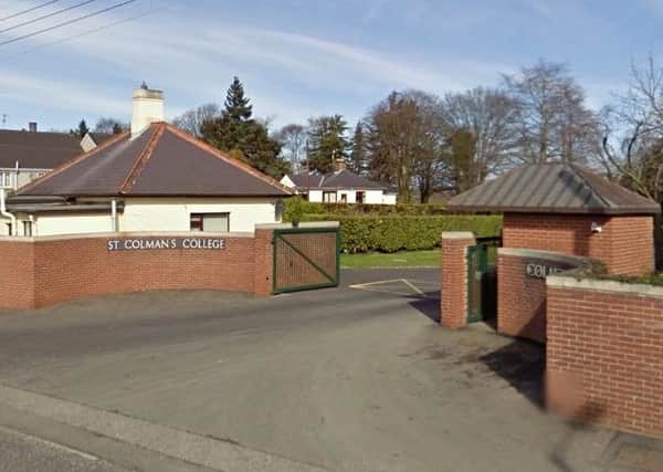 The entrance to St Colman's College, Newry. Pic by Google