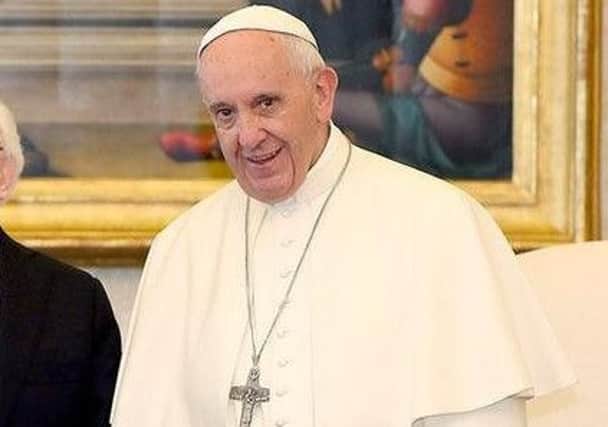 Pope Francis in the Vatican. He is due to visit both sides of the Irish border