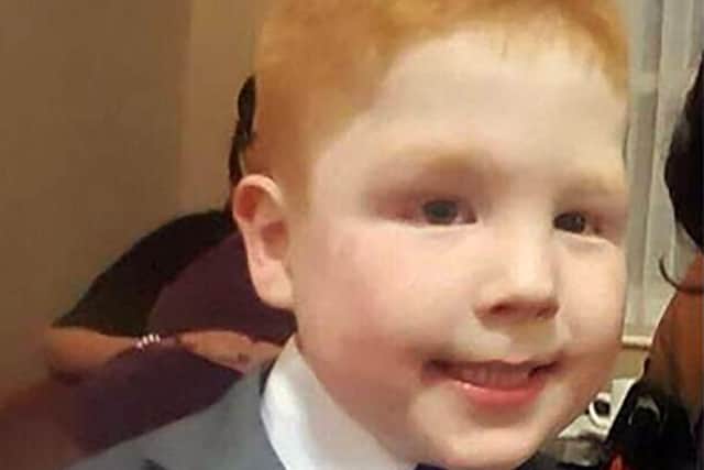 PACEMAKER BELFAST  10/02/2018 
Kayden Fleck, who died after falling into the River Braid