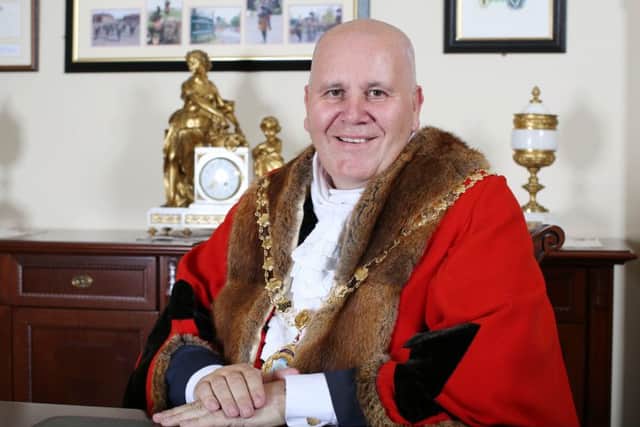 The Mayor of Mid and East Antrim, Cllr Paul Reid.