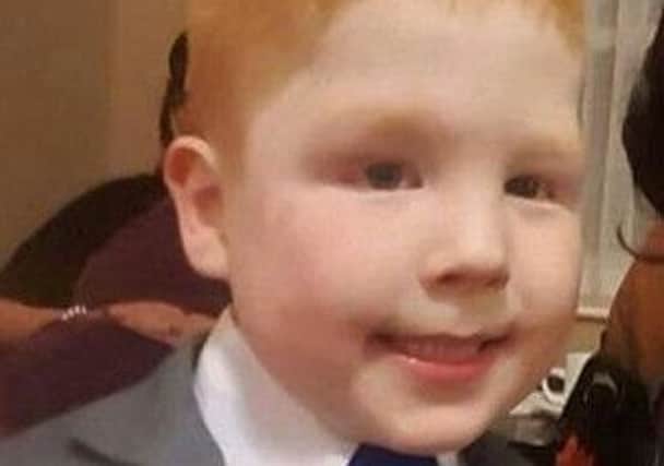 Kayden Fleck, who died on Saturday, was in his first year at Harryville Primary School