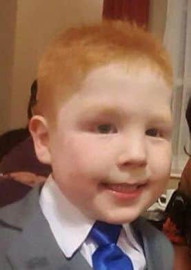 Five-year-old Kayden Fleck who died on Saturday