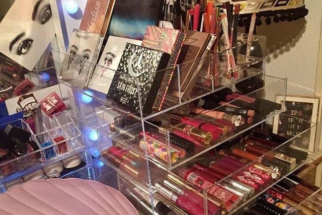 Nor Lisa has revealed she has her own specially dedicated makeup and beauty room (pictured).