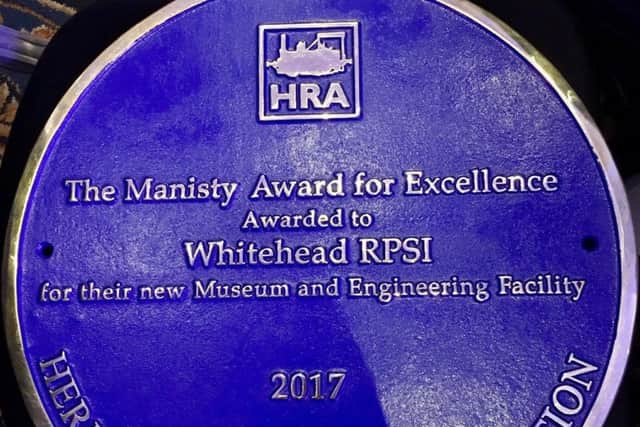 Whitehead's HRA award