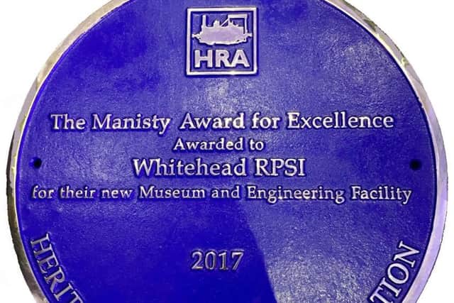 Whitehead's HRA Award