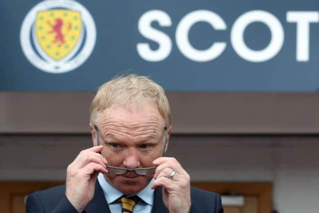 New Scotland boss Alex McLeish