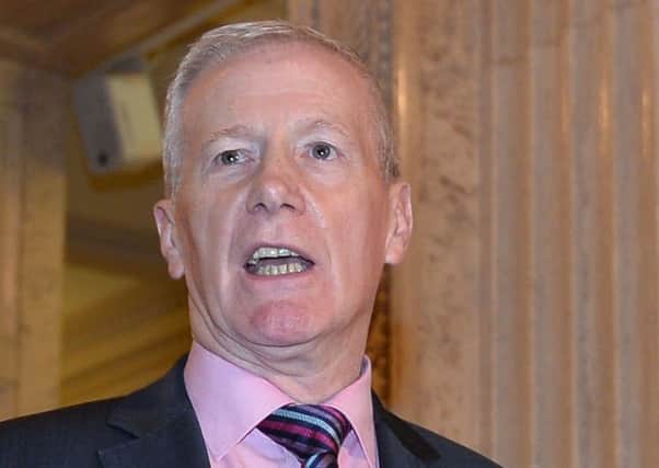 Gregory Campbell insisted again that there was no draft deal between the DUP and Sinn Fein