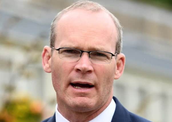 Simon Coveney is on a trip to the US