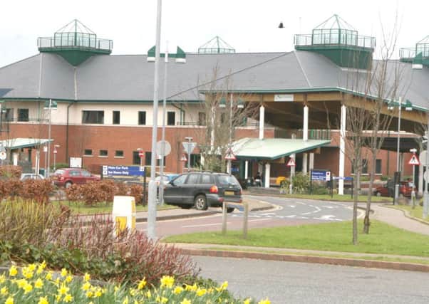 The alleged incident happened at the Causeway Hospital in Coleraine