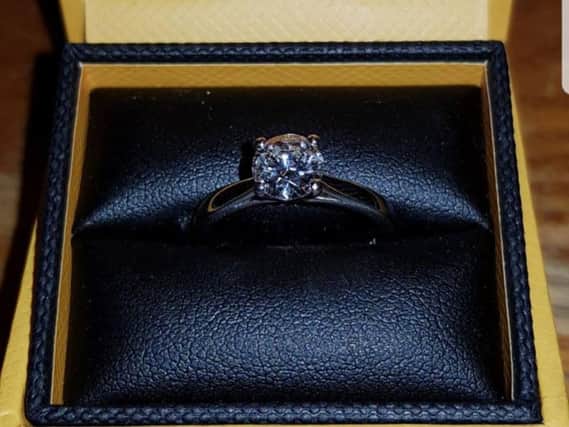 Lost engagement ring