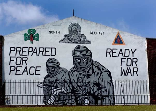 UVF mural at the Mount Vernon estate in north Belfast