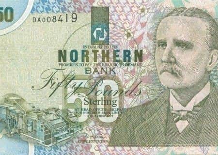 Sir Samuel Davidson on Â£50 bank note